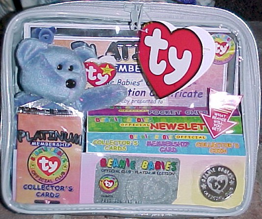 beanie babies platinum membership kit value